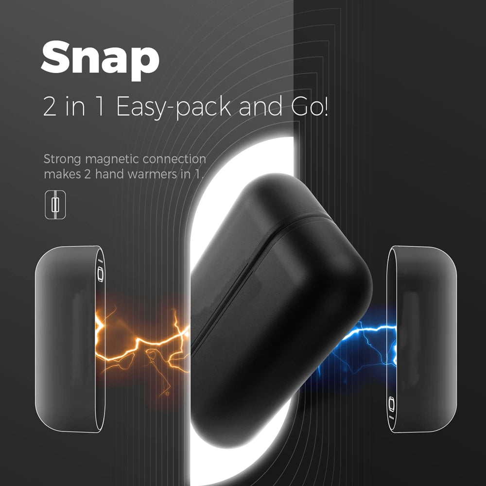 Ergonomic Cozy Magnetic Hand Warmers - Gadgion