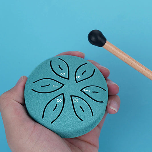 Mini Steel Tongue Drum – 3-Inch for Meditation and Relaxation