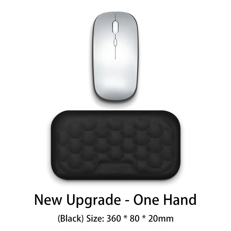 Memory Foam Keyboard and Mouse Wrist Support Pad - Gadgion
