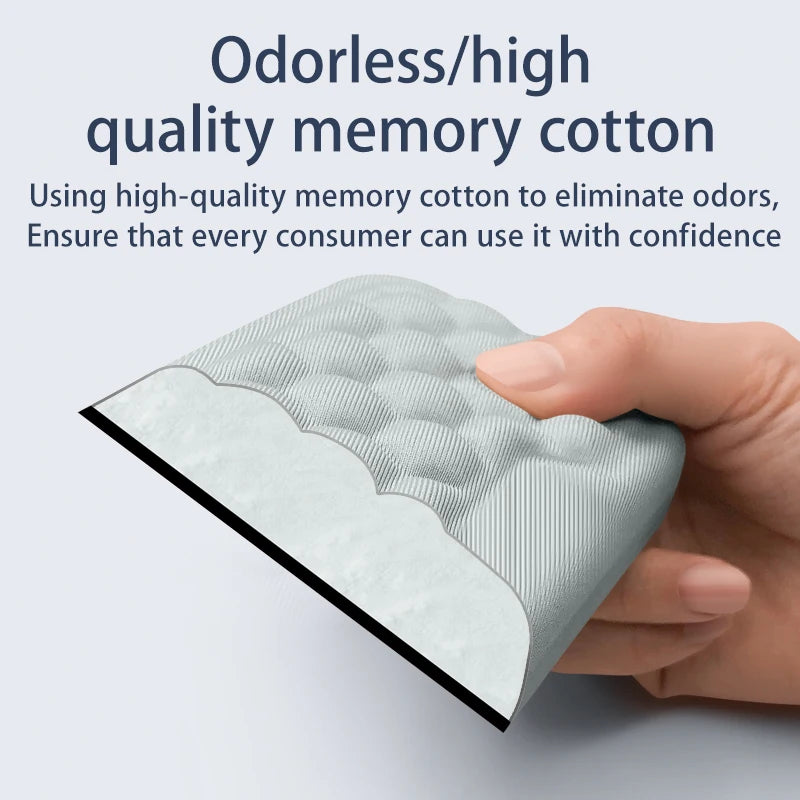 Memory Foam Keyboard and Mouse Wrist Support Pad - Gadgion
