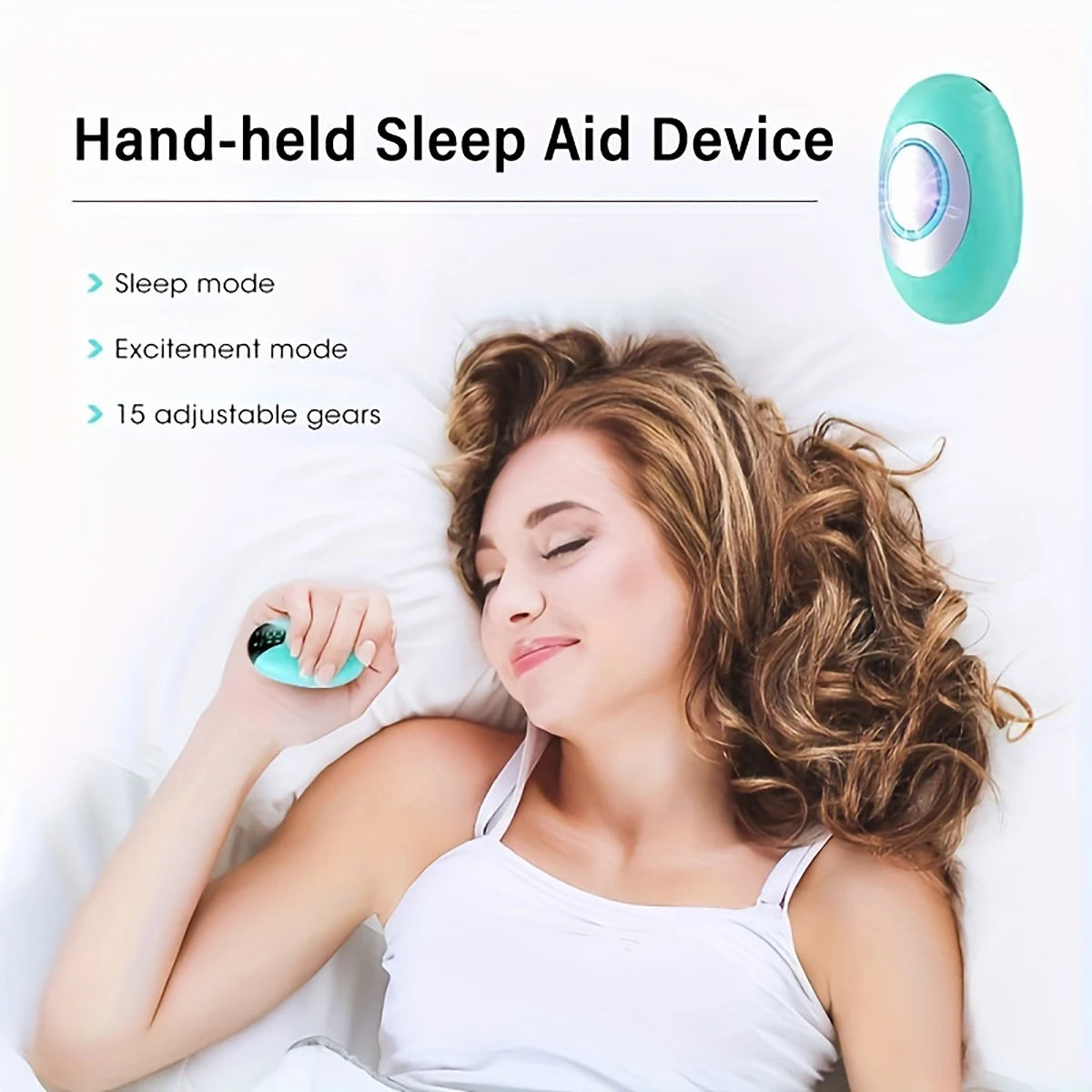 Handheld Sleep Aid Device for Anxiety Relief and Insomnia Management - Gadgion