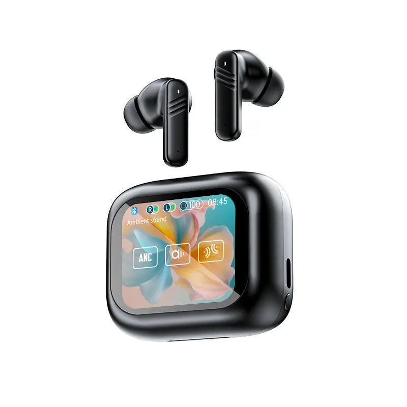Smart Touch Control Wireless Earbuds with ANC, Long Battery Life, for iOS & Android - Gadgion