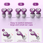 Complete Earplugs Set for Sleep and Swimming - Noise Reduction and Waterproof Protection - Gadgion