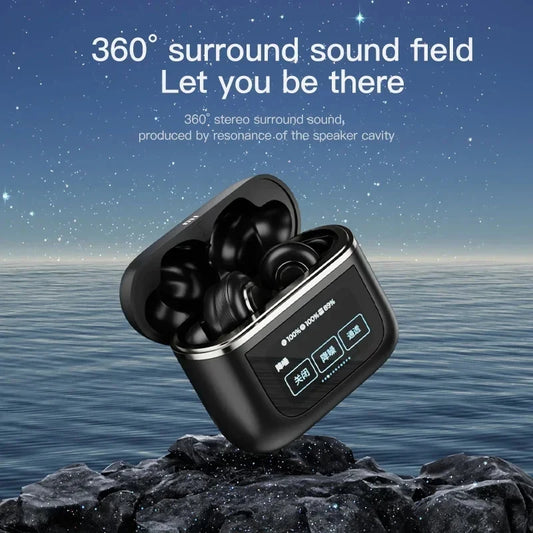 V8 True Wireless Bluetooth Earbuds, Waterproof In-Ear Headphones with Microphone