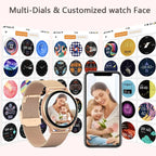 New Smartwatch – Custom Dial, Fitness Tracker, Heart Rate for Android & iOS - Gadgion