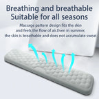 Memory Foam Keyboard and Mouse Wrist Support Pad - Gadgion