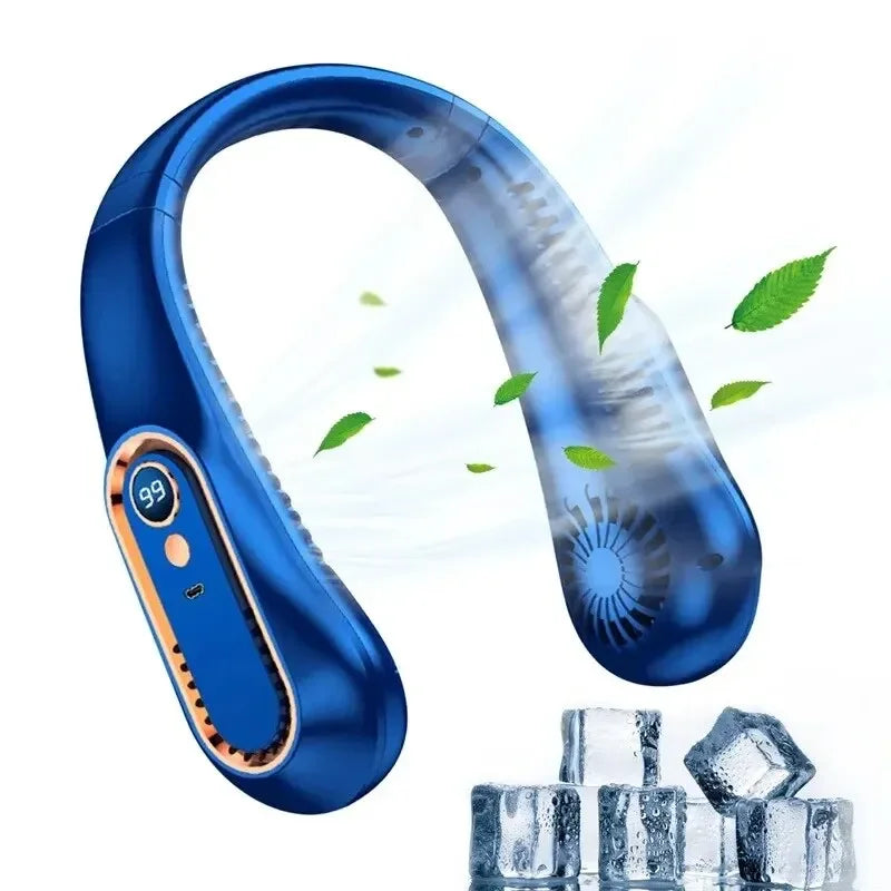 Bladeless USB Neck Fan - Portable Summer Air Cooler - Gadgion