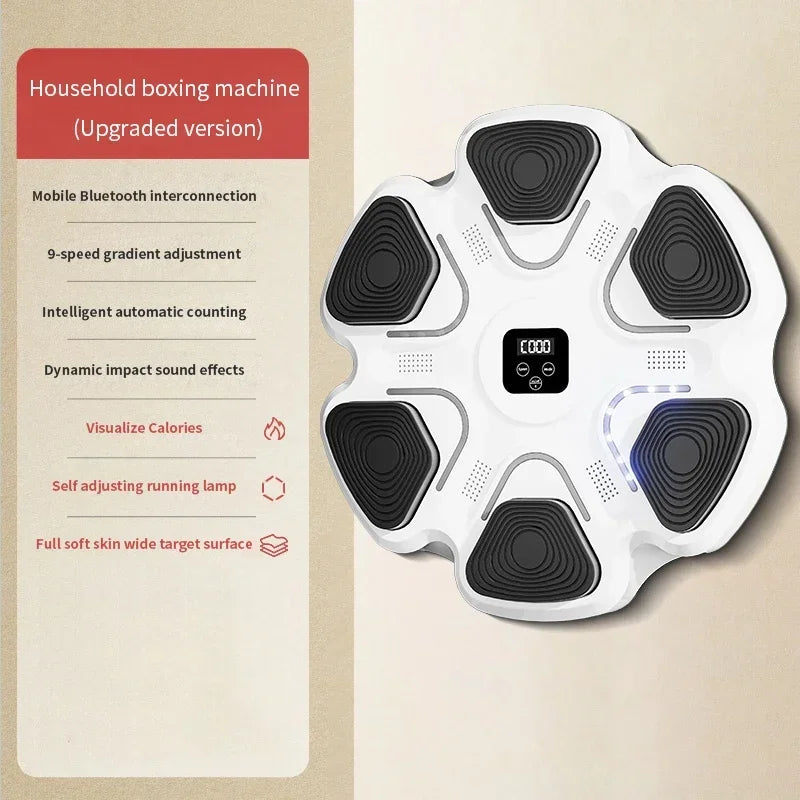 Smart Bluetooth Boxing Trainer – Interactive Wall Target for Fitness & Reflex Training - Gadgion