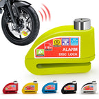 Anti-Theft Motorcycle/Bicycle Alarm Lock – Aluminum Disc Padlock - Gadgion
