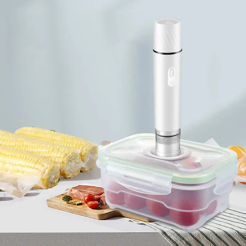 Portable Mini USB Vacuum Sealer for Food Storage - Gadgion