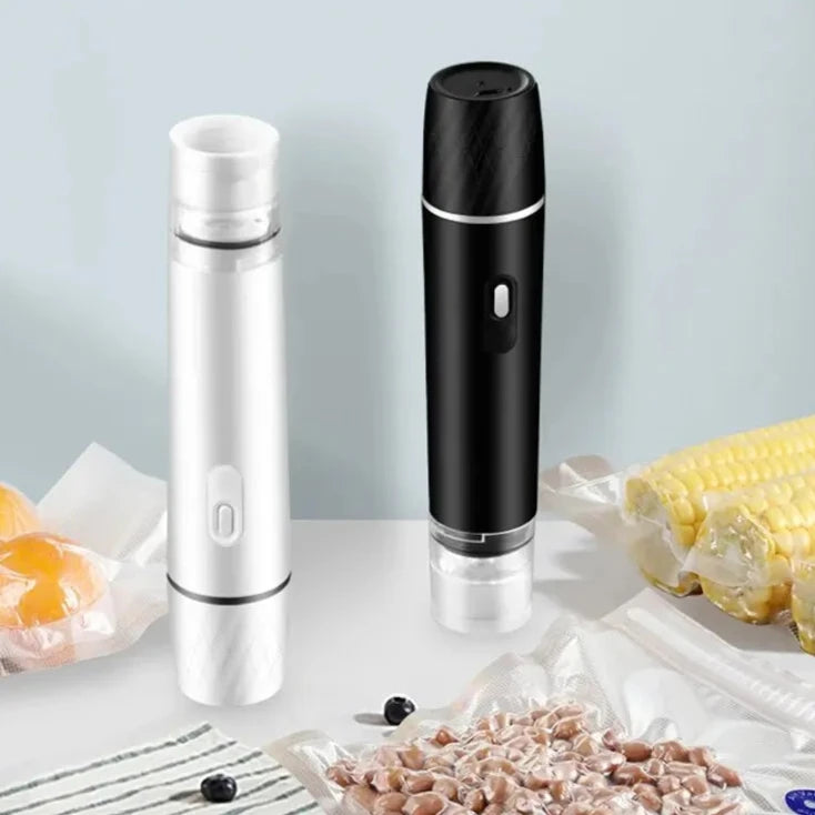 Portable Mini USB Vacuum Sealer for Food Storage - Gadgion