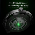 Advanced Bluetooth Smartwatch with Heart Rate Monitor, NFC, GPS, and IP68 Waterproof - Gadgion