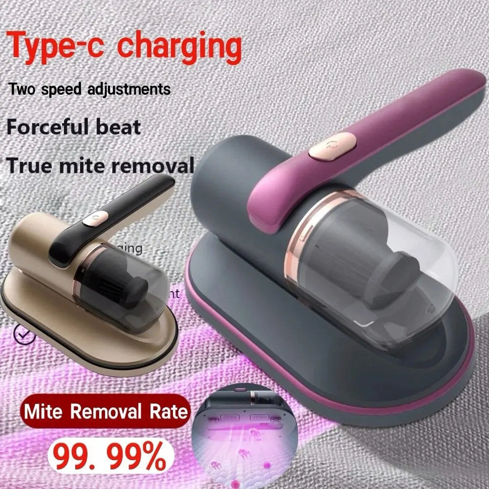 Portable UV Mattress Cleaner and Handheld Mite Remover with USB Charging - Gadgion