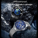Advanced Bluetooth Smartwatch with Heart Rate Monitor, NFC, GPS, and IP68 Waterproof - Gadgion
