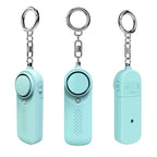 130db Women Personal Defense Siren with Light & Keychain Attachment - Gadgion