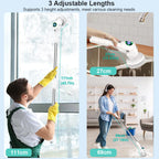 Multifunctional 8-in-1 Wireless Electric Cleaning Brush - with LED Display - Gadgion
