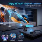 HY320 Mini Portable 720P Android 11 Projector - Gadgion