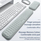 Memory Foam Keyboard and Mouse Wrist Support Pad - Gadgion