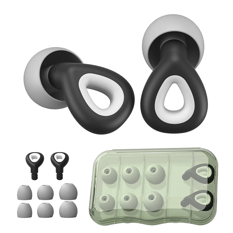 Complete Earplugs Set for Sleep and Swimming - Noise Reduction and Waterproof Protection - Gadgion