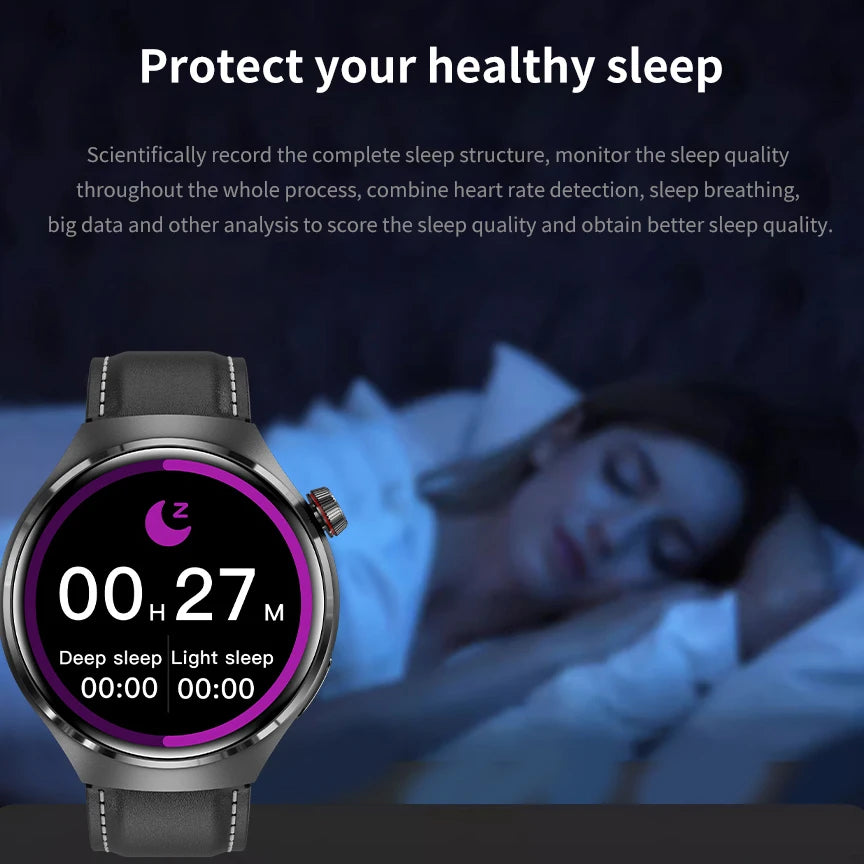 Advanced Bluetooth Smartwatch with Heart Rate Monitor, NFC, GPS, and IP68 Waterproof - Gadgion