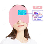 Migraine Relief Cooling Cap - Flexible Cold Therapy for Head and Stress Relief - Gadgion