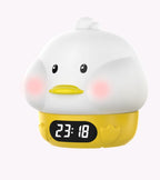 Adorable Bunny LED Alarm Clock with Night Light for Kids - Gadgion