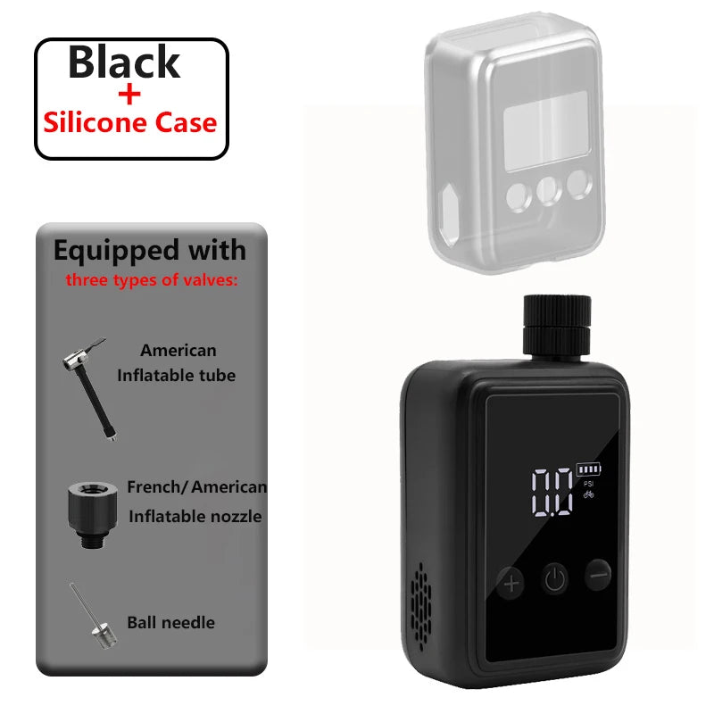 Electric Mini Portable Bicycle Pump - Gadgion