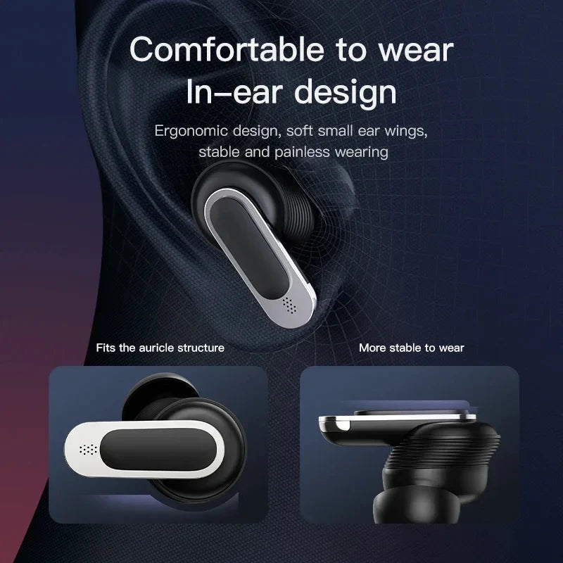 V8 True Wireless Bluetooth Earbuds, Waterproof In-Ear Headphones with Microphone - Gadgion