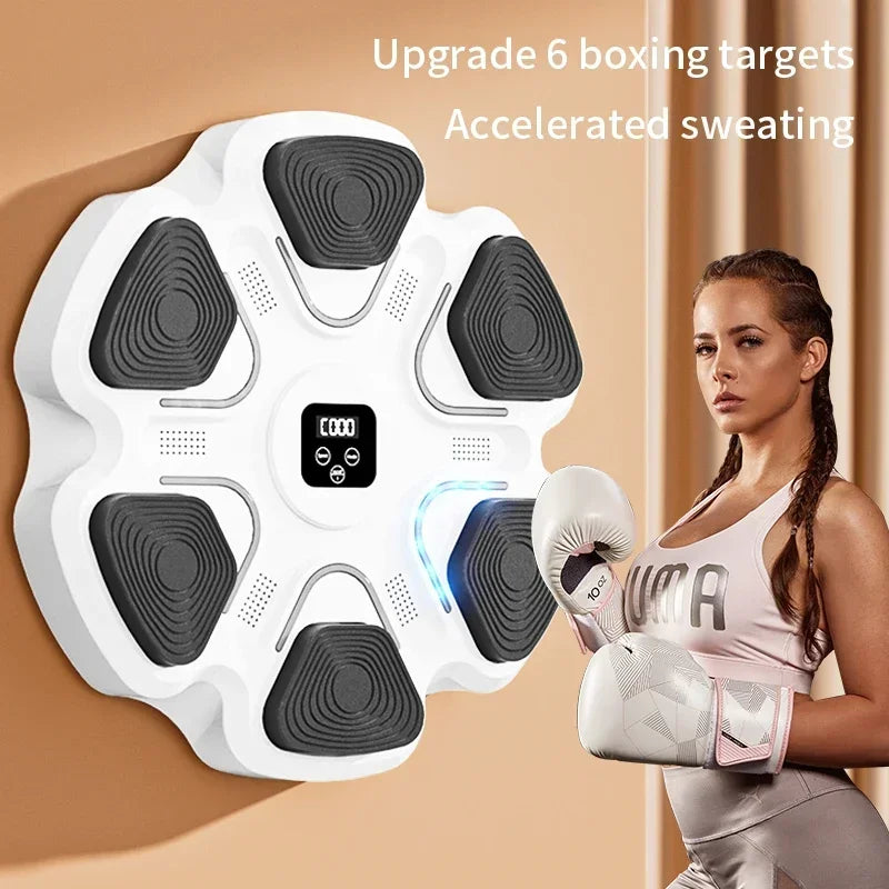 Smart Bluetooth Boxing Trainer – Interactive Wall Target for Fitness & Reflex Training - Gadgion