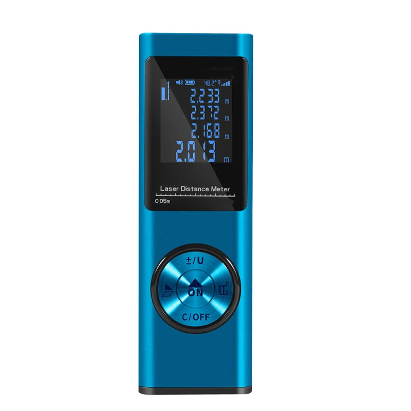 Digital Laser Distance Meter with Multifunctional Rangefinder and Angle Measurement - Gadgion
