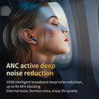 Smart Touch Control Wireless Earbuds with ANC, Long Battery Life, for iOS & Android - Gadgion