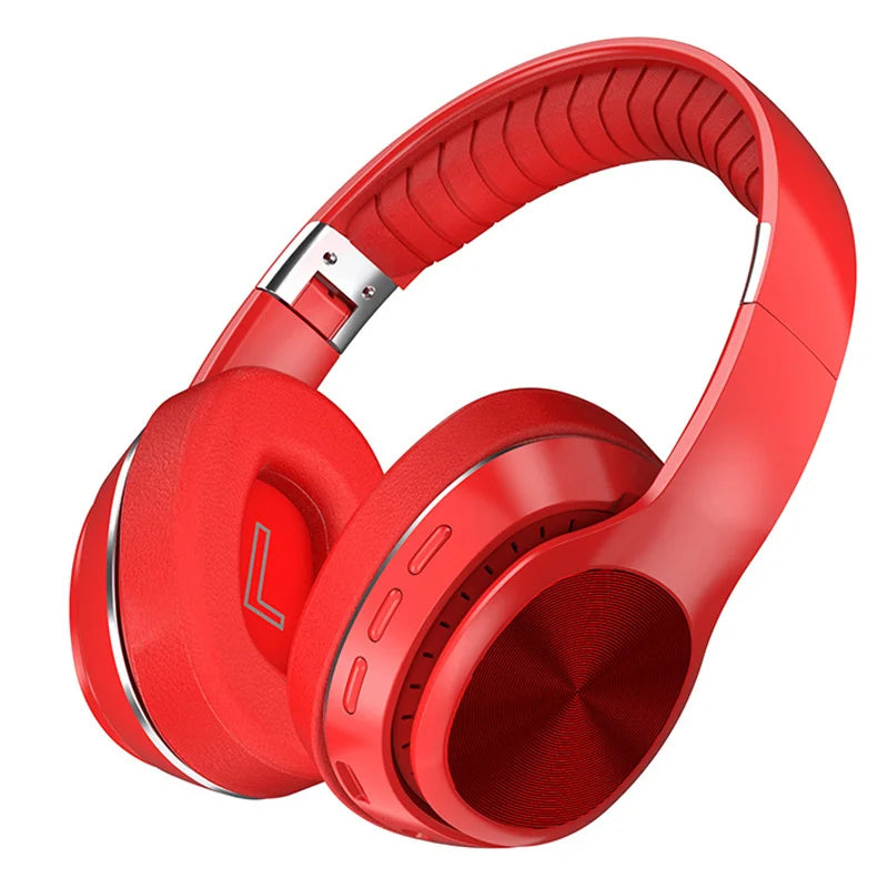 HiFi Wireless Over-Ear Headphones with Mic, Foldable Design - Gadgion