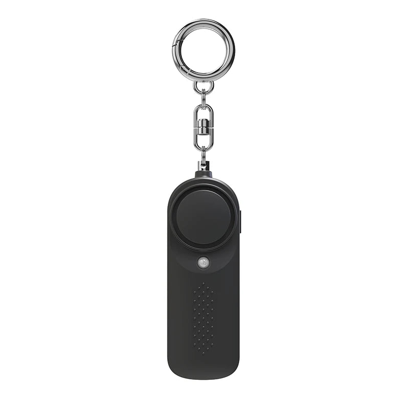 130db Women Personal Defense Siren with Light & Keychain Attachment - Gadgion