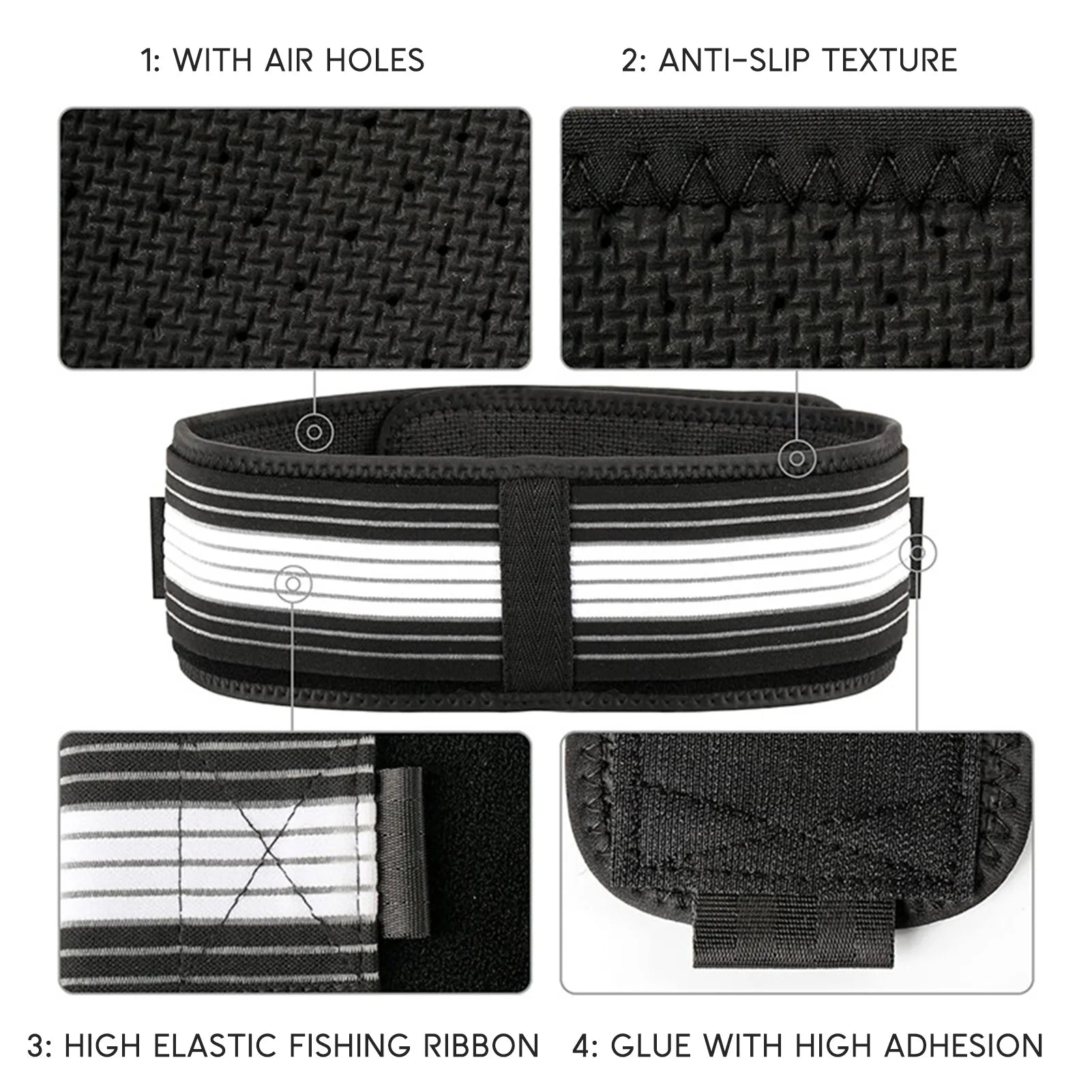 Neoprene Adjustable Pelvic Support Belt for Hip and Back Pain Relief - Gadgion