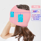 Migraine Relief Cooling Cap - Flexible Cold Therapy for Head and Stress Relief - Gadgion