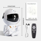 Astronaut Nebula Star Projector LED Night Light - Gadgion