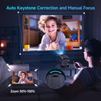 HY320 Mini Portable 720P Android 11 Projector - Gadgion