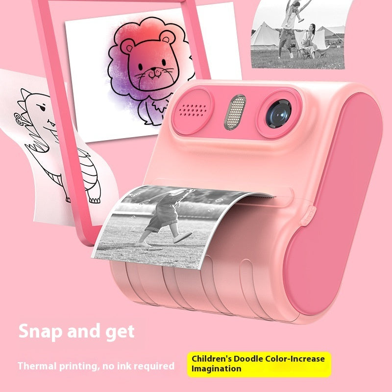 Instant Thermal 4600W HD Dual-camera Children's Printing Camera - Gadgion
