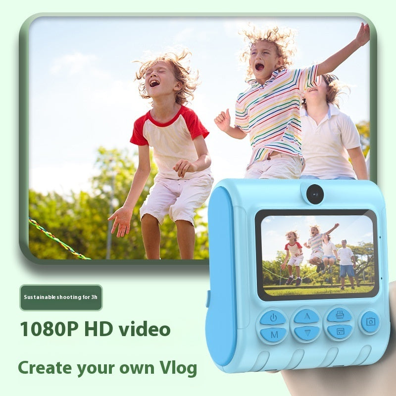 Instant Thermal 4600W HD Dual-camera Children's Printing Camera - Gadgion