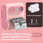 Instant Thermal 4600W HD Dual-camera Children's Printing Camera - Gadgion