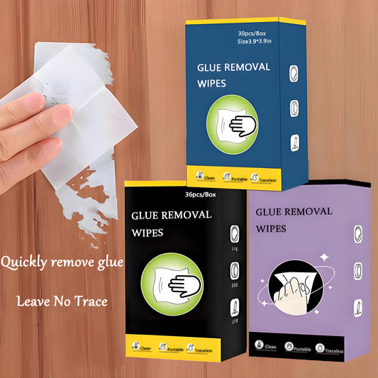 Glue Remover Wipes for Sticky Residue