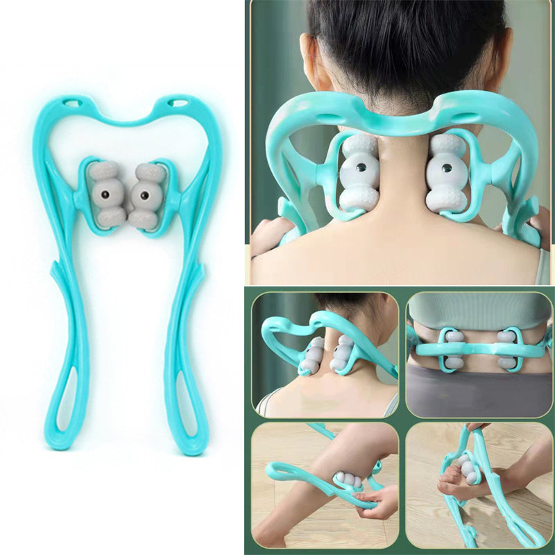 Deep Tissue 360 Degree Neck Massager For Pain Relief - Gadgion