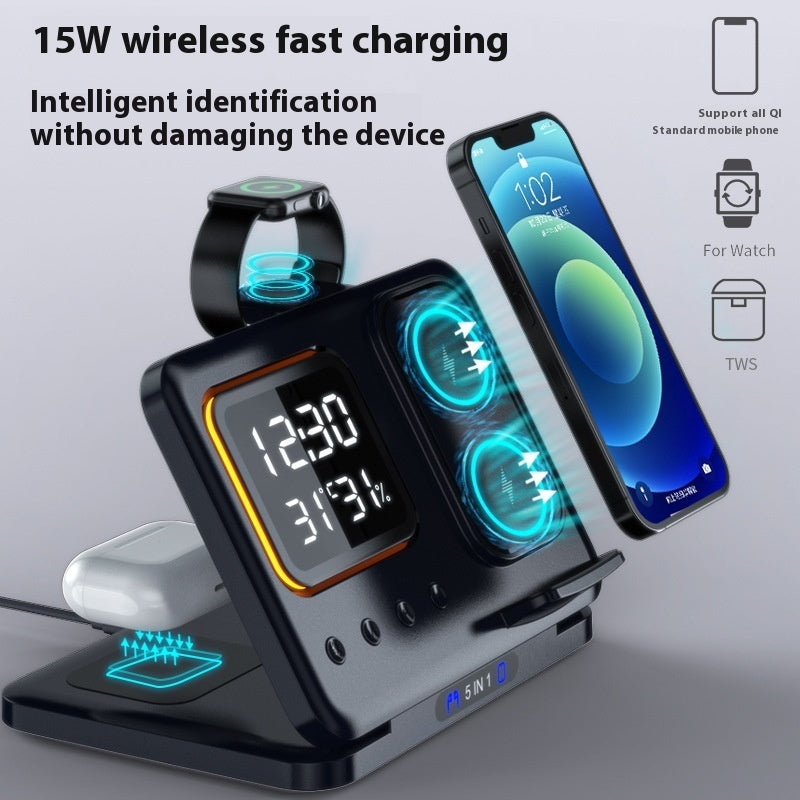 5 in 1 Smart Wireless Charging Hub - Gadgion