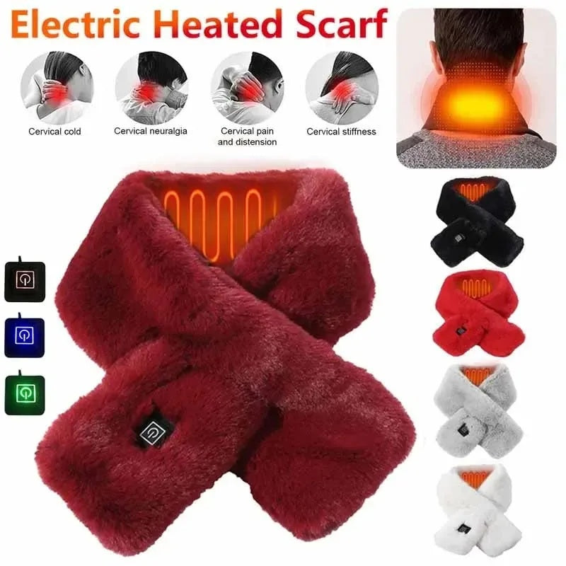 Electric Heating Scarf Neck Warmer - Gadgion