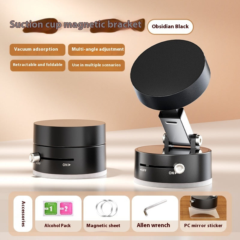 Foldable Magnetic Vacuum Phone Holder For Smart Phone - Gadgion