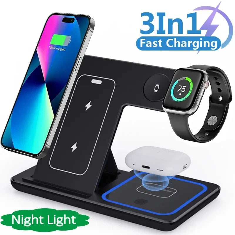 Fast Wireless Charging Station - Gadgion